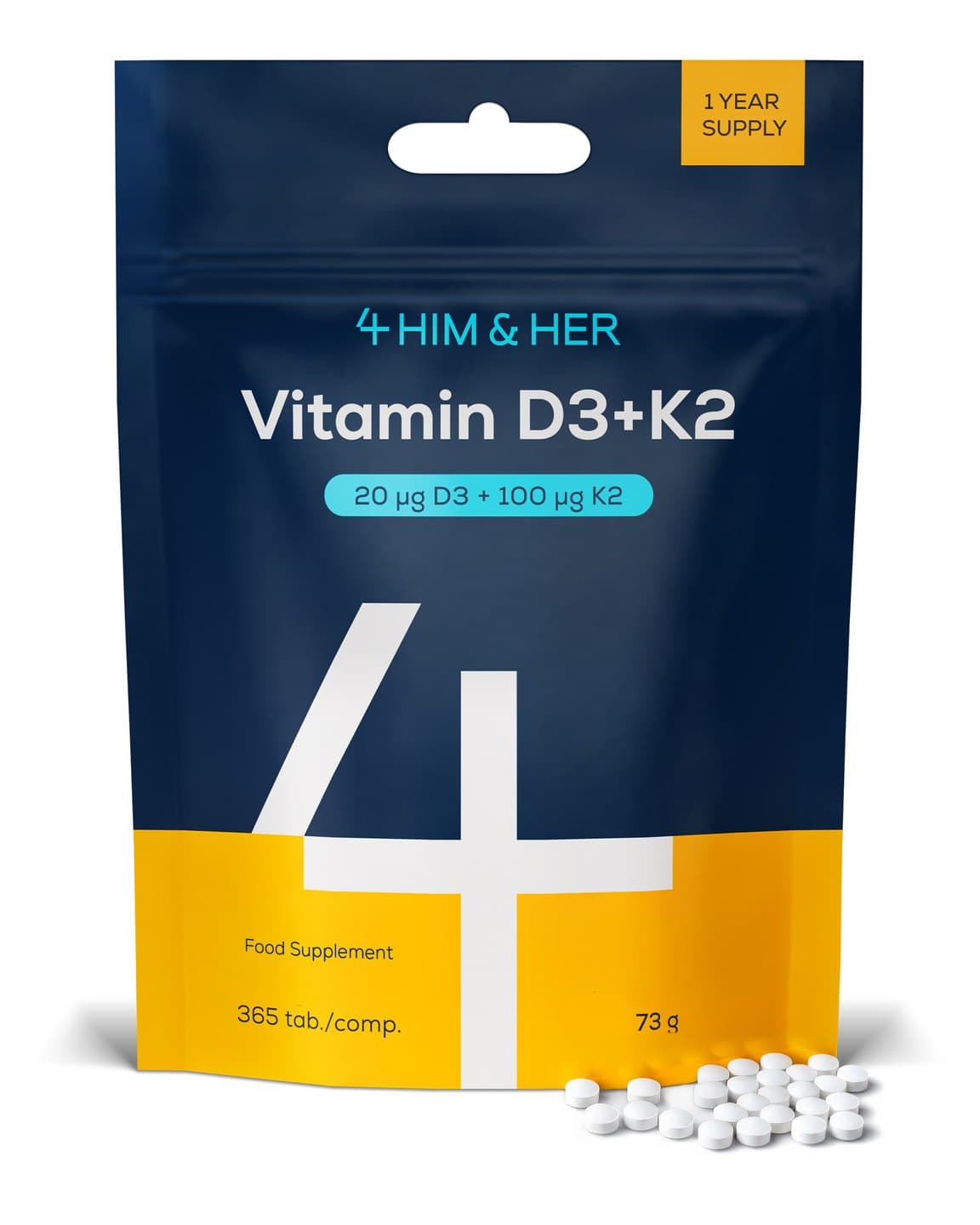 Vitamin D3 + K2
