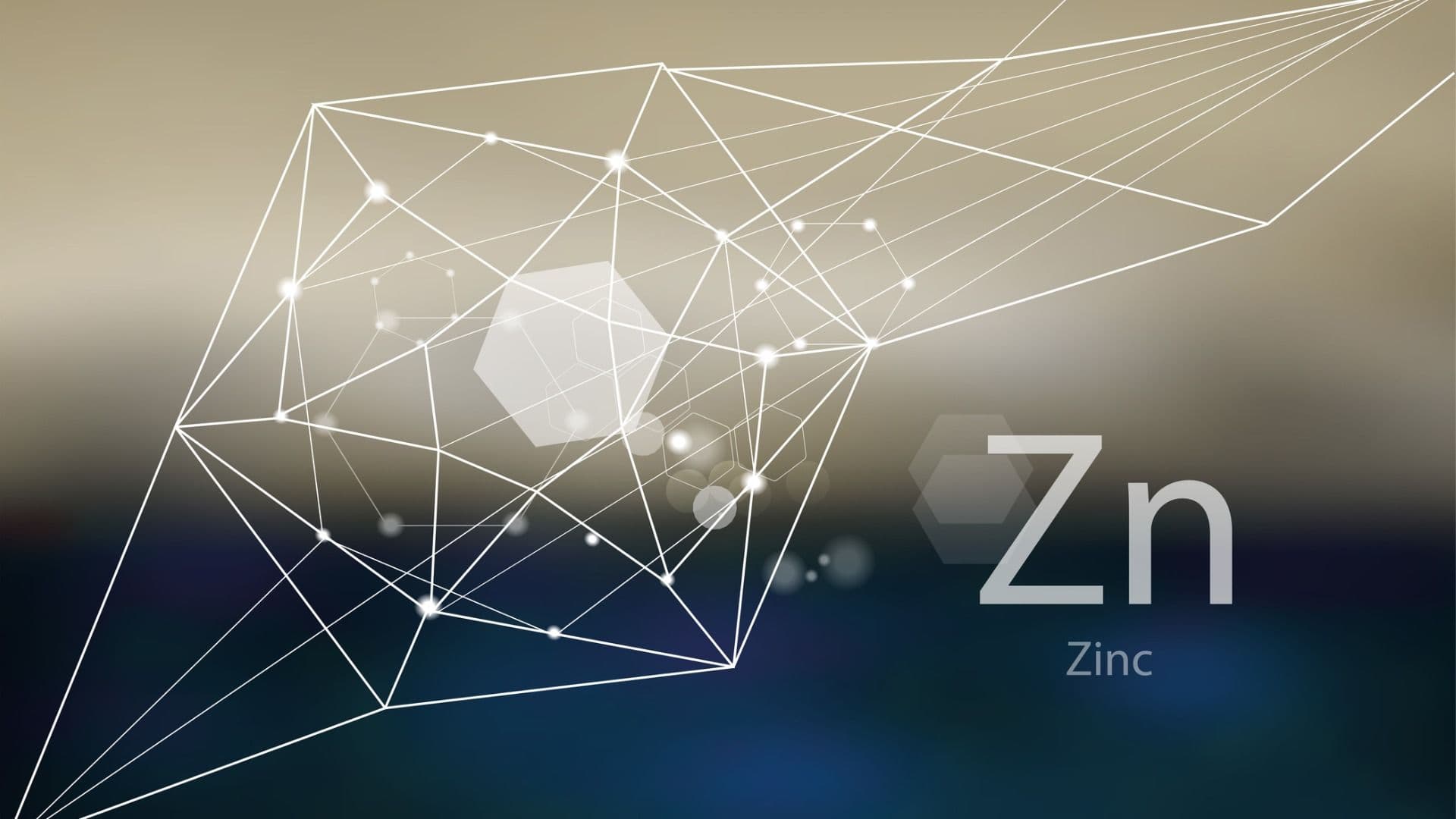 Opbygningen af zink (Zn)