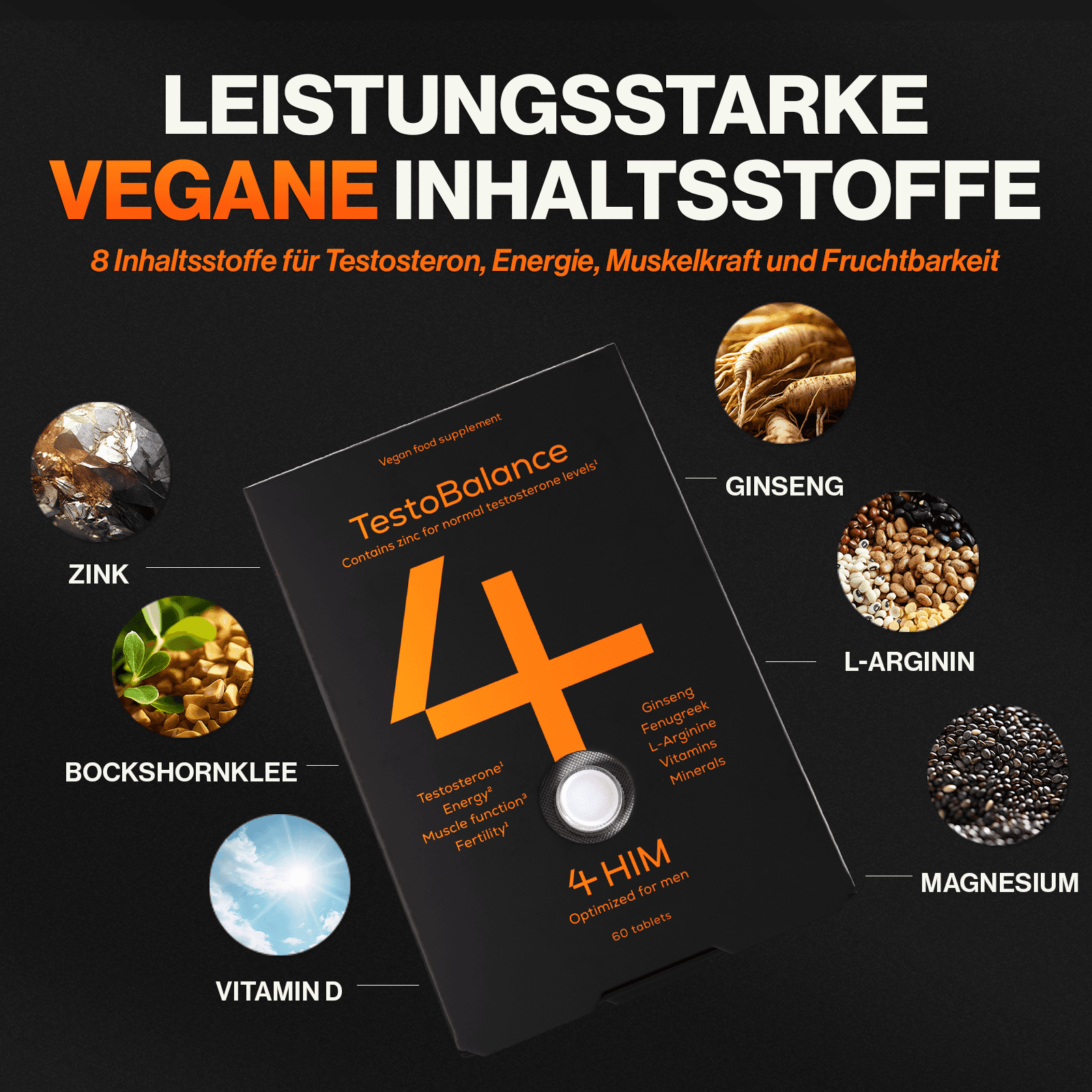Leitungsstarke vegane Inhaltsstoffe