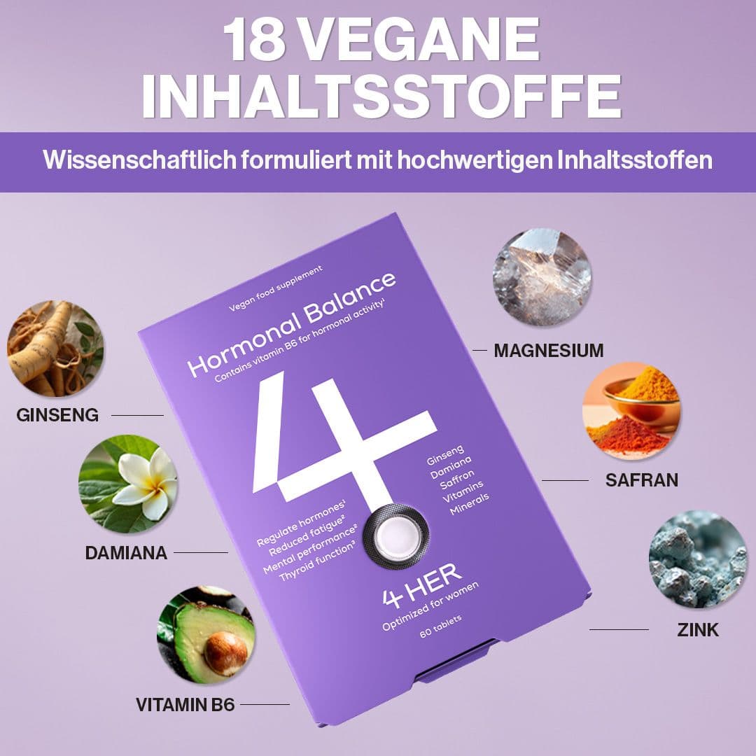 18 vegane Inhaltsstoffe