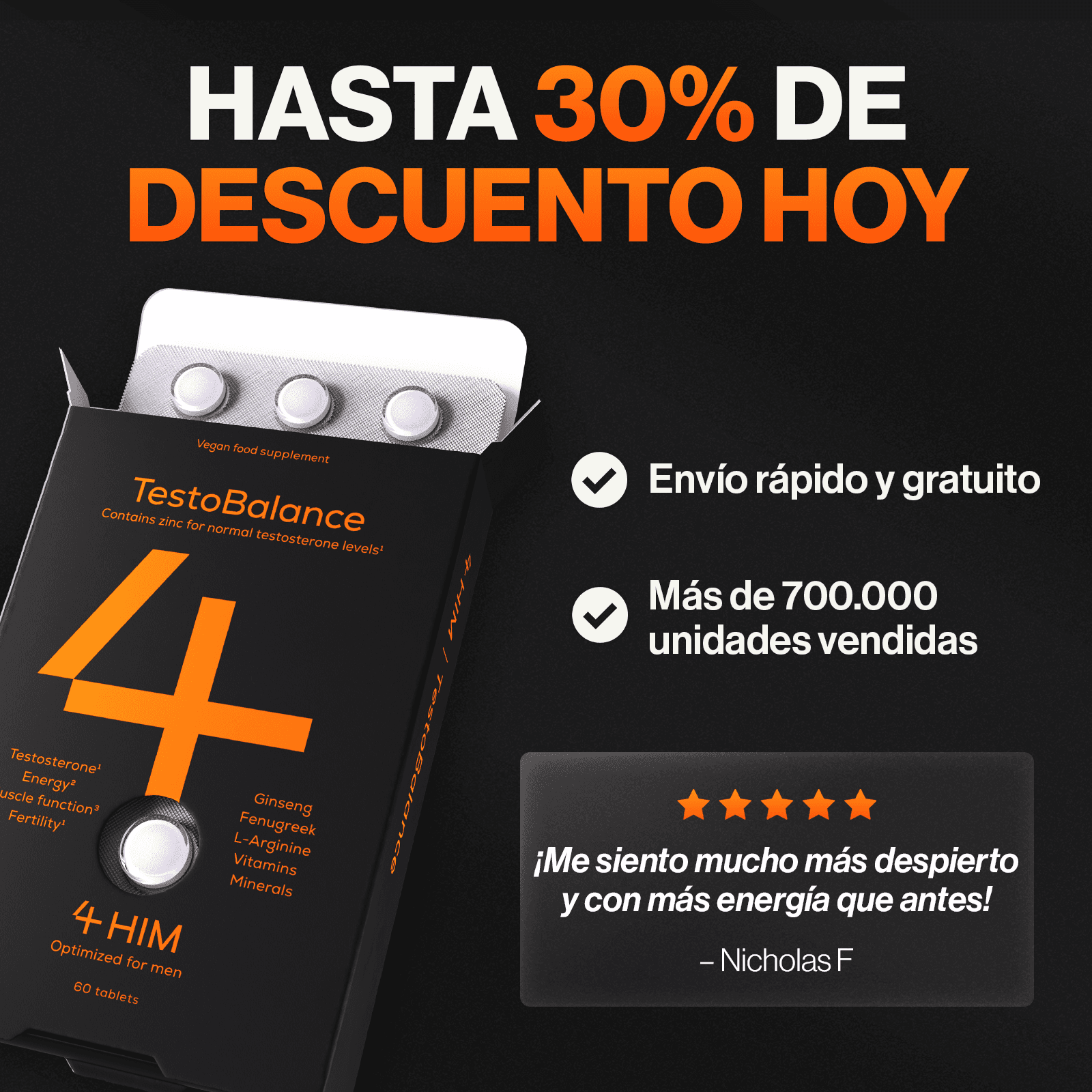 Hasta 30% de descuento hoy