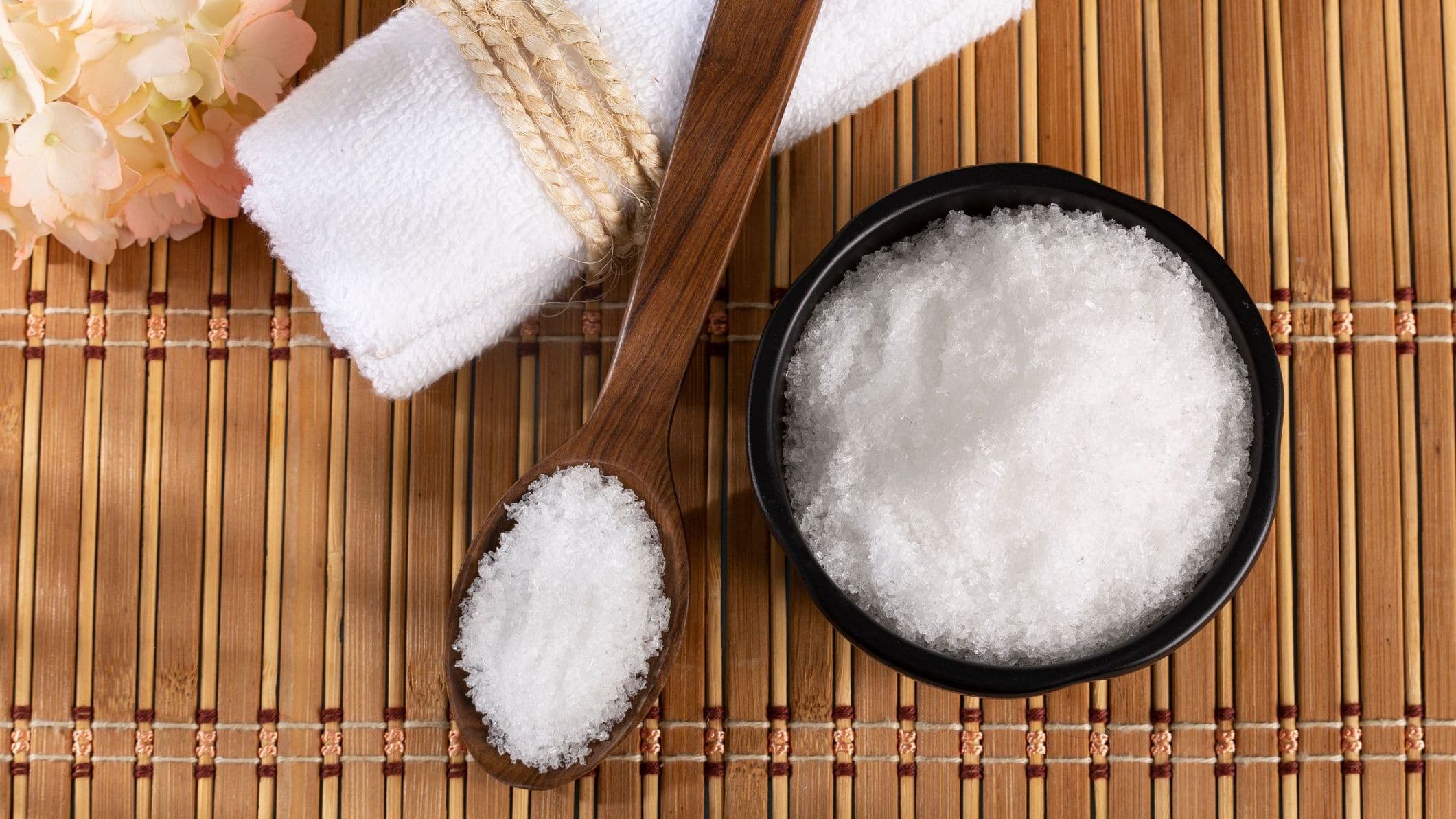 Magnesiumklorid i form av badsalt – exempel på olika former magnesium