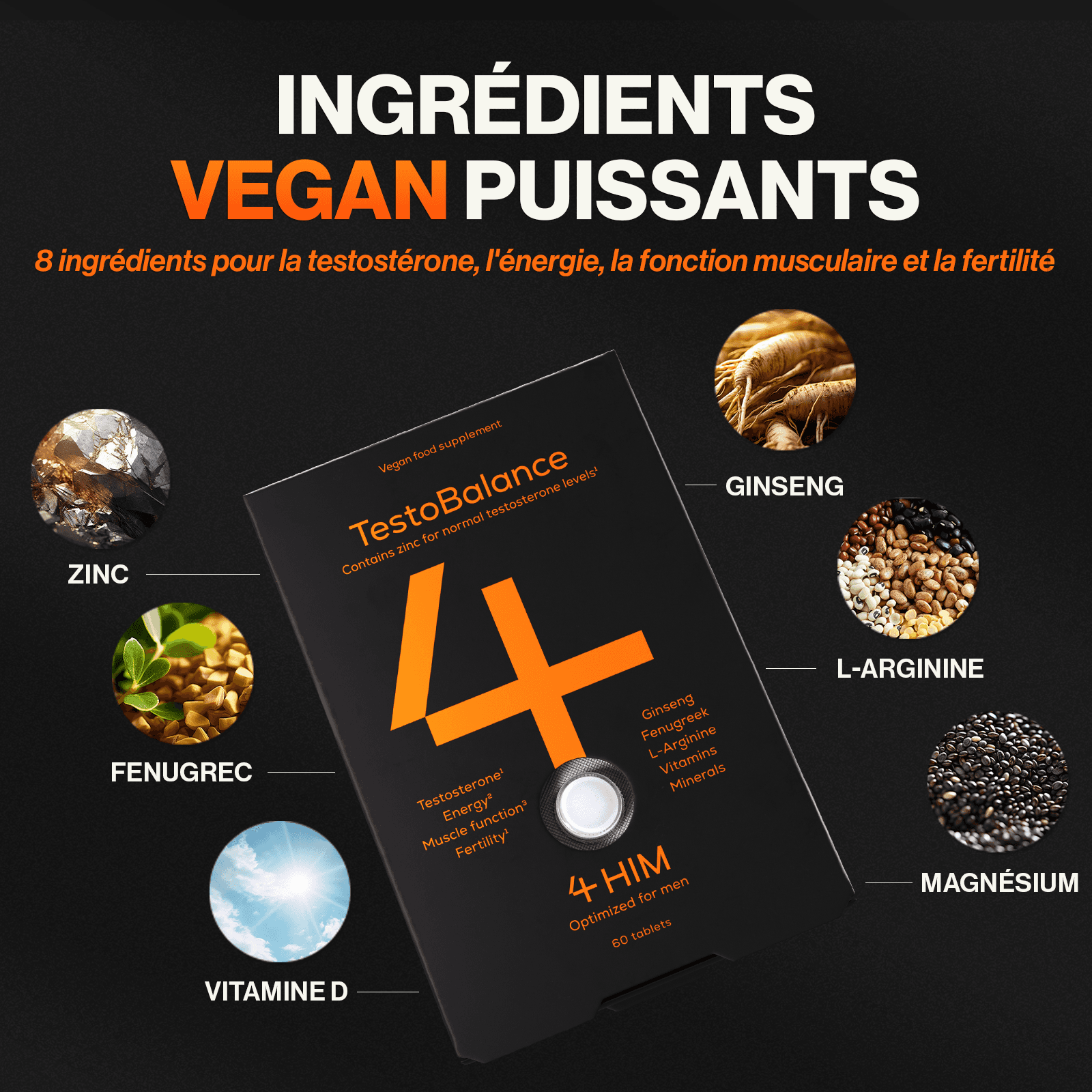 Ingrédients vegan puissants