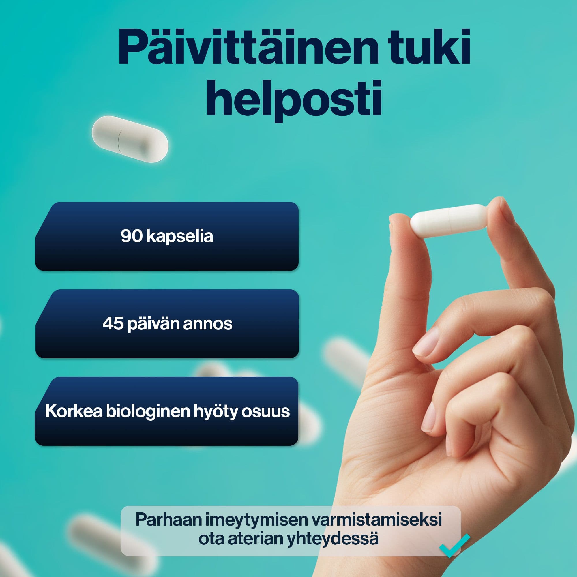 Päivittäinen tuki helposti