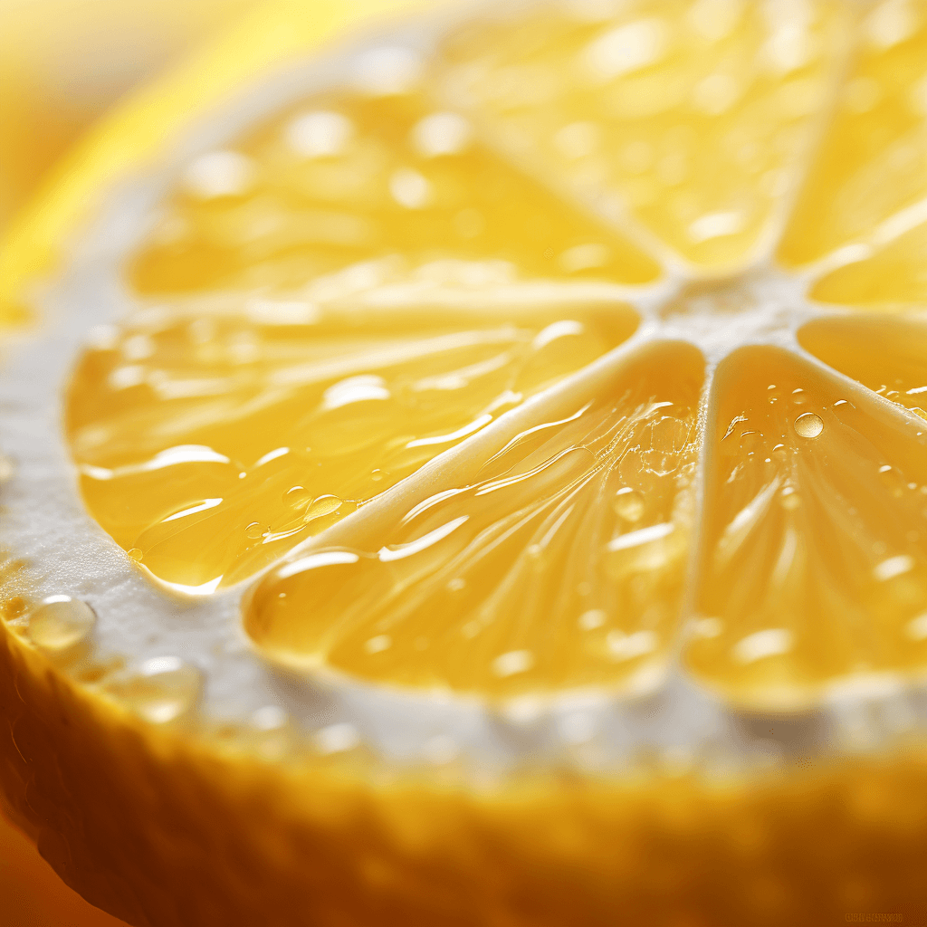 Nærbillede af en appelsin (C-vitamin-mad)
